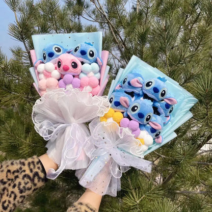 Plush Teddy Bear Flower Stuffed Toy Gift Bouquet