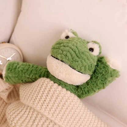 Plush Rabbit Hippo Elephant Frog Stuffed Toy - 35cm