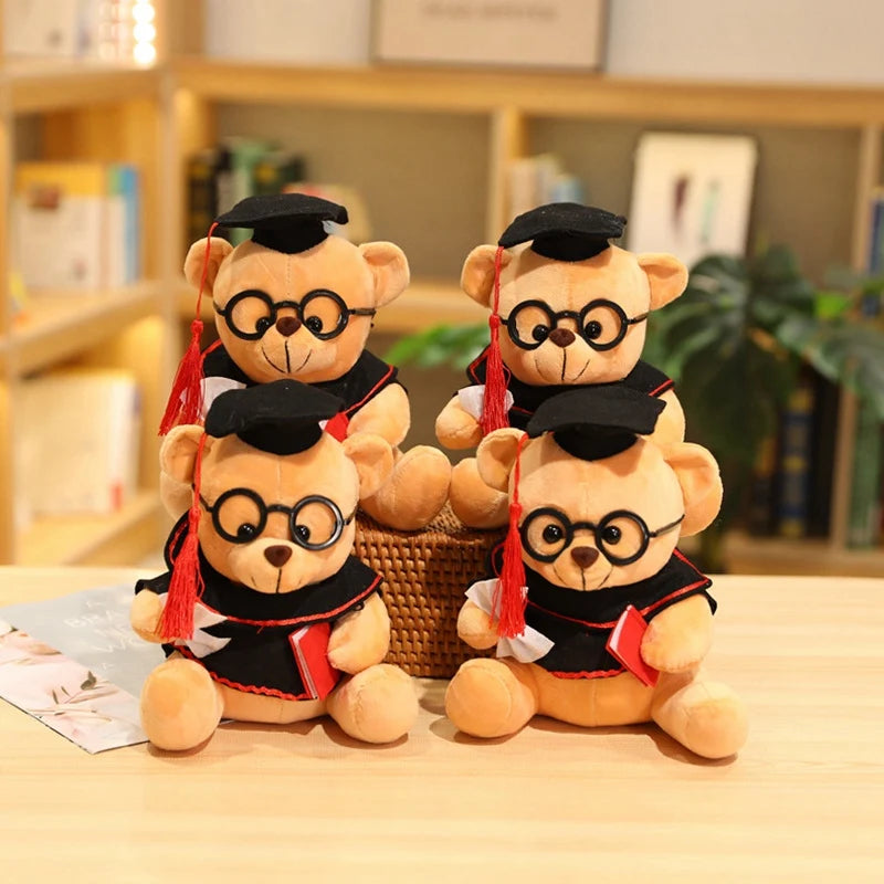 Plush Graduation Teddy Bear Stuffed Toy - 18/23cm