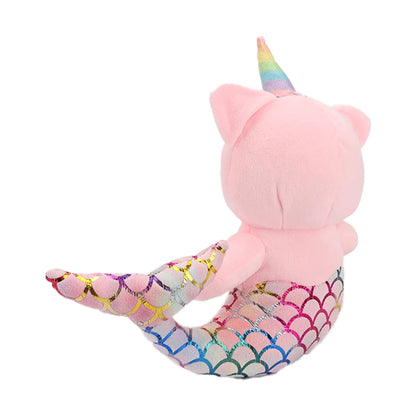Plush Mermaid Cat Stuffed Toy - 28cm