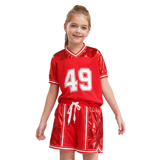 Girls/Boys Sports Shorts & T-shirt Sets (Age 6-16YRS)