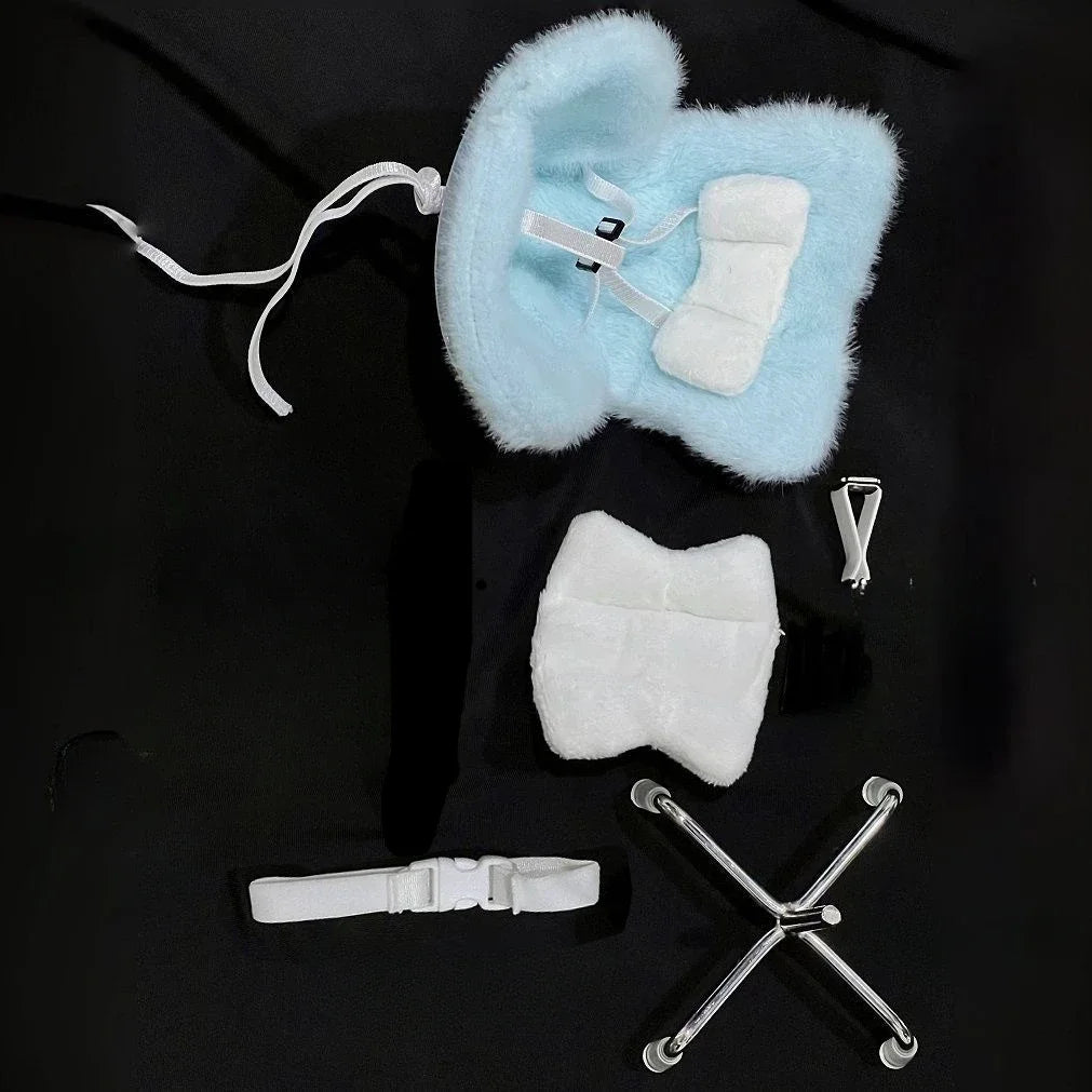 Labubu Doll Plush Car Seat 18cm