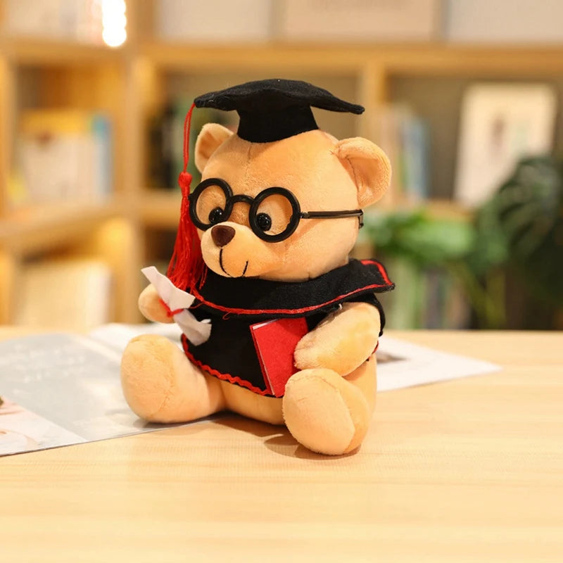 Plush Graduation Teddy Bear Stuffed Toy - 18/23cm