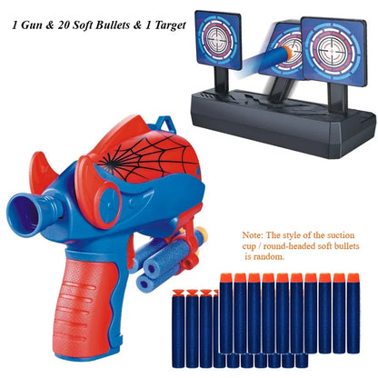 Spider-Man web launcher glove Soft Bullets Launcher Spray Wrist With Gloves Launching Soft Bomb Toy Gun Outdoor Games Toys Multicolor Toy Gun Set 2