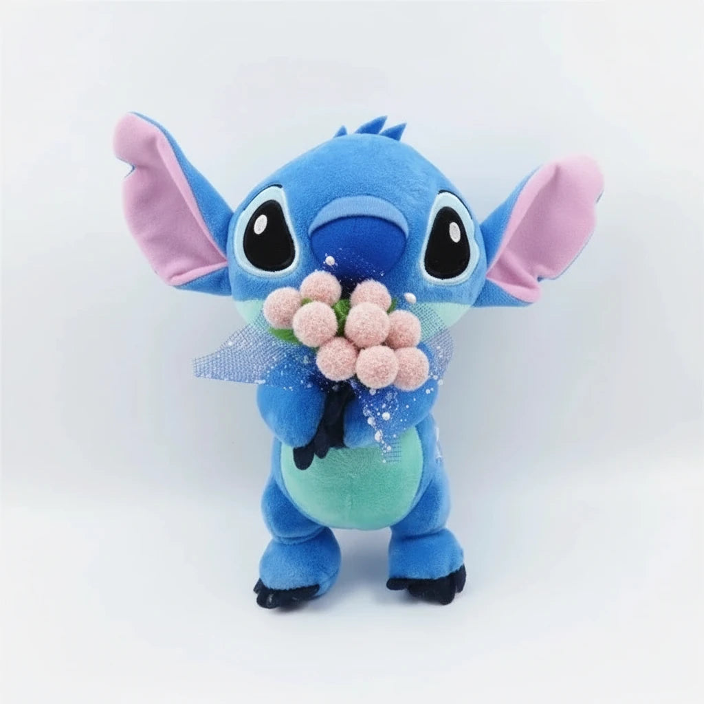 Lilo & Stitch Couple Plush Models | Cute Cartoon Stuffed Dolls • Kawaii Pendant Toys Multi 4-22cm