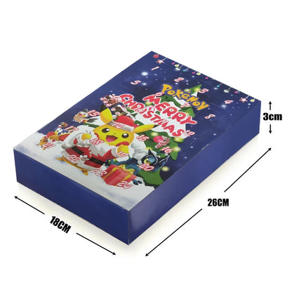 Pokémon Advent Calendar Box – 24-Piece Anime Figure Set | Pikachu, Charizard & More
