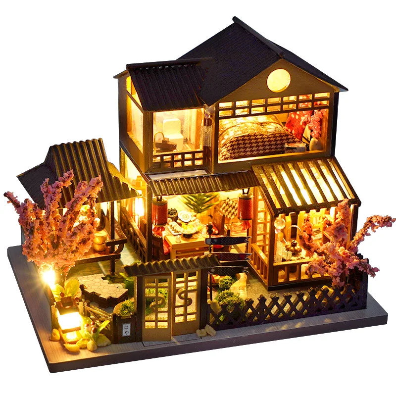 DIY Miniature Sakura Court House Model TC14 Set
