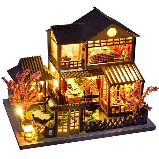 DIY Miniature Sakura Court House Model TC14 Set