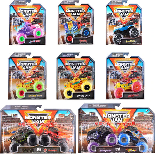 Monster Mutt Monster Jam Grave Digger 1:64 Scale Die Cast Alloy Truck Toys Monster Jam Grave Digger Monster Truck Boys Off-Road