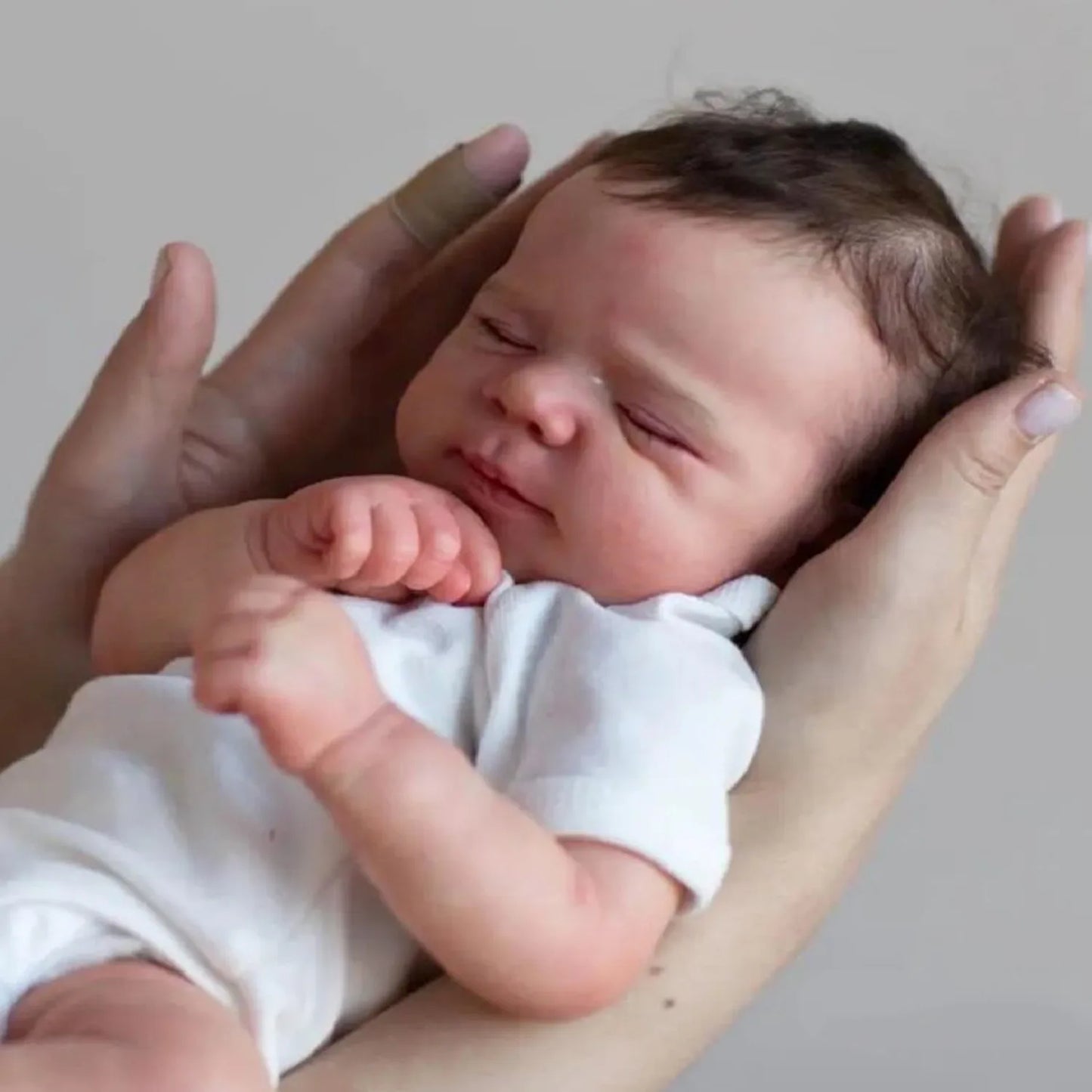 Reborn Sleepy Baby Doll With 3D-Painting Skin - 48cm