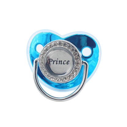 Newborn Pacifier Silicone BPA Free Single Prince