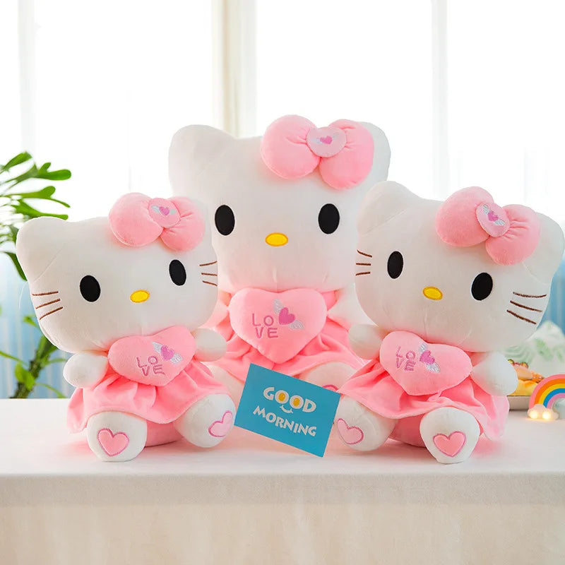 Plush Hello Kitty Pink Stuffed Toy - 25cm