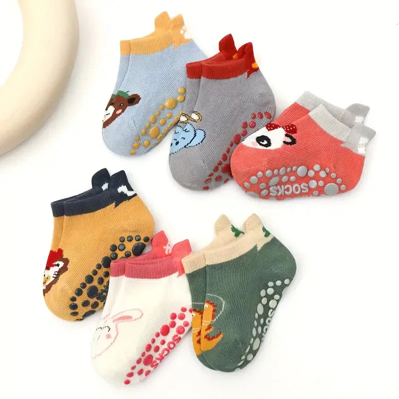 6 Pairs Cotton Animak Socks