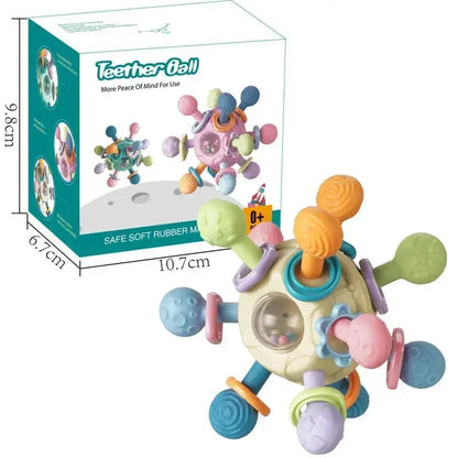 Baby Teething Ball Toy Yellow