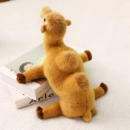 Plush Standing Camel Stuffed Toy - 30cm