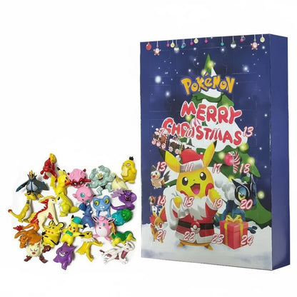 Pokémon Advent Calendar Box – 24-Piece Anime Figure Set | Pikachu, Charizard & More Multicolor 2