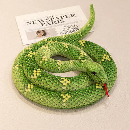 Plush Giant Python Anaconda Snake Stuffed Toy - 70cm