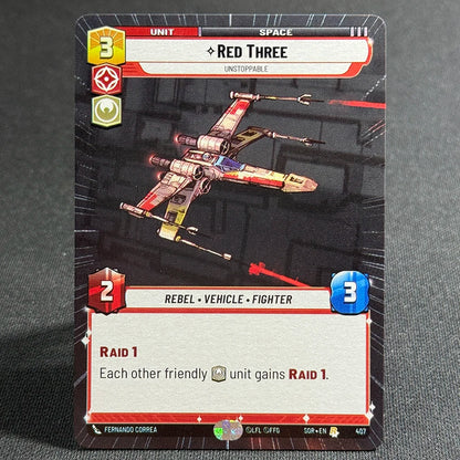 Star Wars Unlimited Proxy Card Set – Red Command Series | Boba Fett, Bodhi Rook, DJ Tech, Aggression & Barrage | Casual Play & Display Red Three(407)