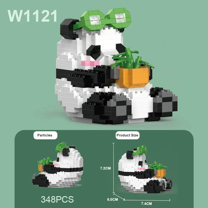 Panda Building Blocks Set DIY Tou