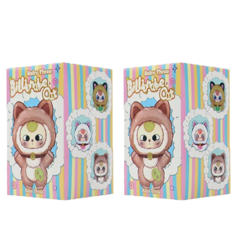 Baby Three Billionaire Lucky Cat Series – Blind Box | Cute Fortune Cat Collectible Figures