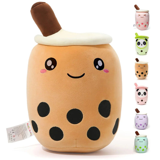 Plush Boba Bubble Tea Stuffed Toy - 25cm