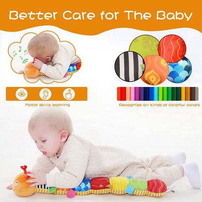 Baby Rattle Musical Caterpillar Worm Soft Plush Toy - 60CM