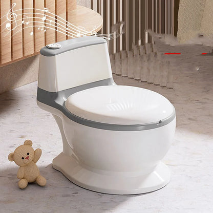 Children's Water Close Potty Training Toilet - With Flushing Sounds
