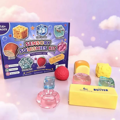Squishy Fun Blind Box – 8pcs 
Slow‑Rising Stress Relief Sensory Set
