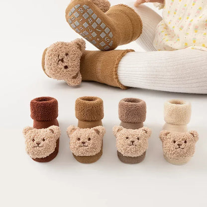 Baby Bear Cotton Anti-Slip Socks