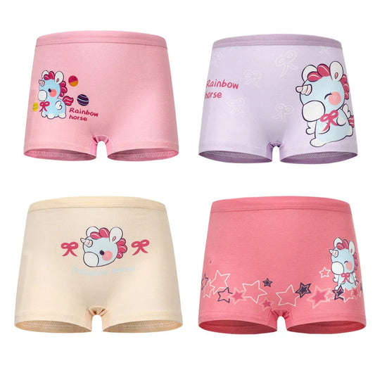 4 Piece - Girls Cotton Underwear 4 pieces 8