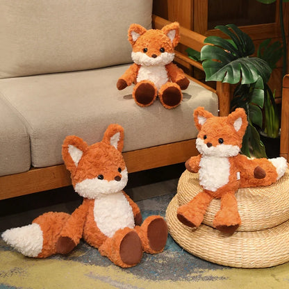 Plush Fluffy Fox Stuffed Toy - 35cm/50cm