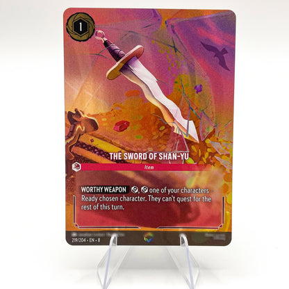 Lorcana Proxy Chapter 8 – Enchanted Foil TCG Card Set | Mushu, Perdita, Bambi, Lilo, Jasmine, Kuzco | English Edition 219-EN-8