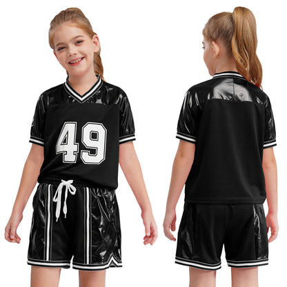 Girls/Boys Sports Shorts & T-shirt Sets (Age 6-16YRS)