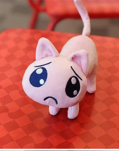 Super Cute P Cat! Needy Girl Overdose Emojis 17/28cm Bluey & Bingo Family Plush Toys Cartoon Dog Stuffed Animals Soft Plush Doll