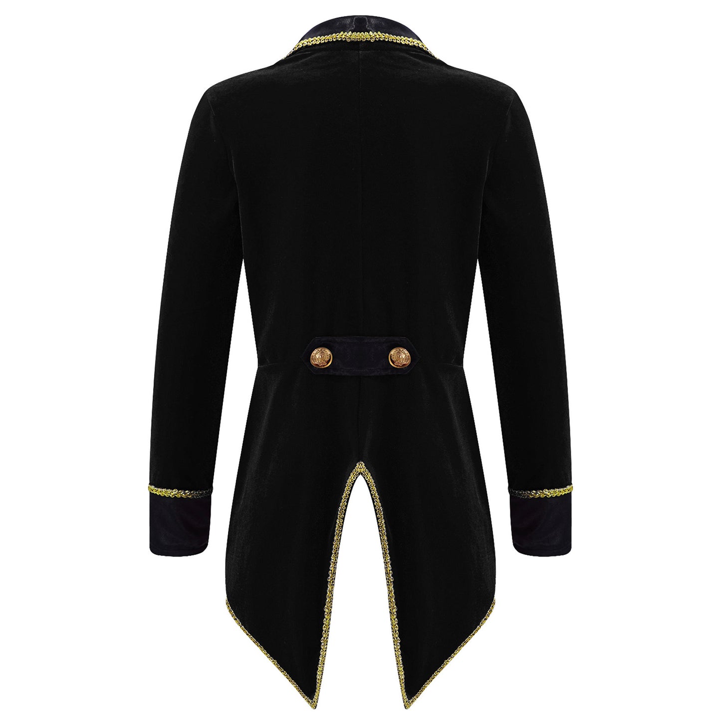 Kids Circus Ringmaster Jacket Long Sleeves Tuxedo Coat (Age 4-16 YRS)