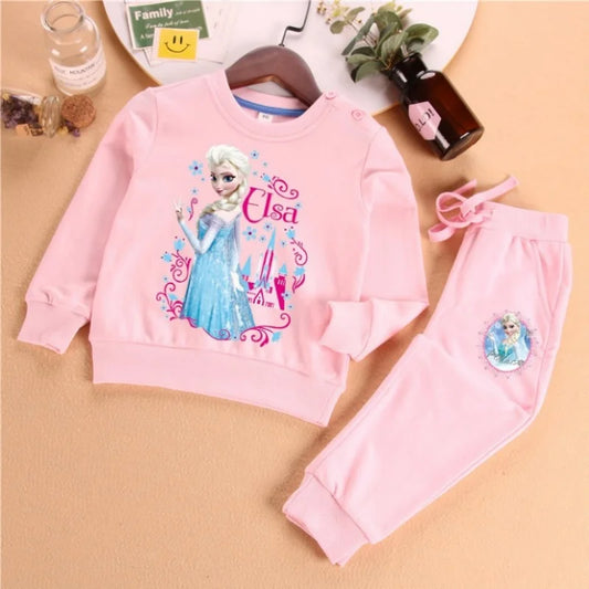 Girls Elsa Top & Trousers Set (Age 3-8 YRS)