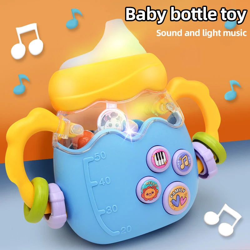 Baby Bottle Rattle Puzzle Pacifier Toy
