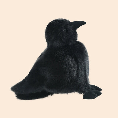 Plush Black Crow Stuffed Toy - 15/25cm