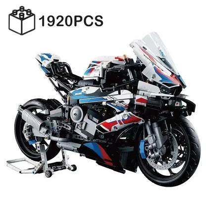 Motorcycle 1000 RR Model Building Blocks Set, 1920 Pieces Bricks Toy