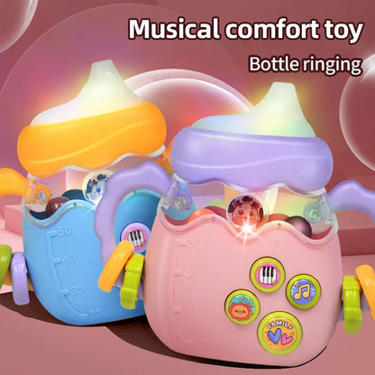 Baby Bottle Rattle Puzzle Pacifier Toy