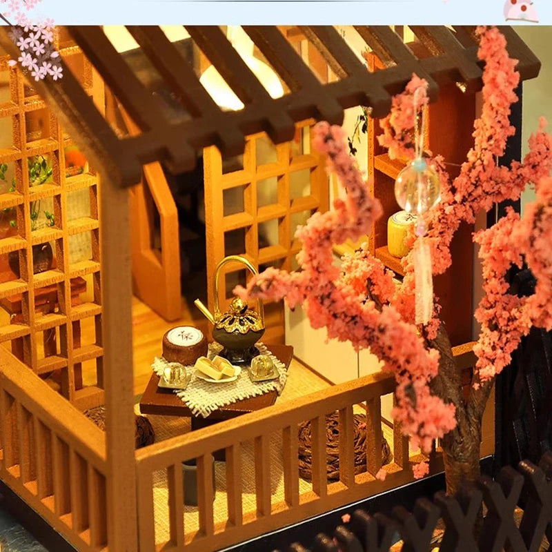 DIY Miniature Sakura Court House Model TC14 Set