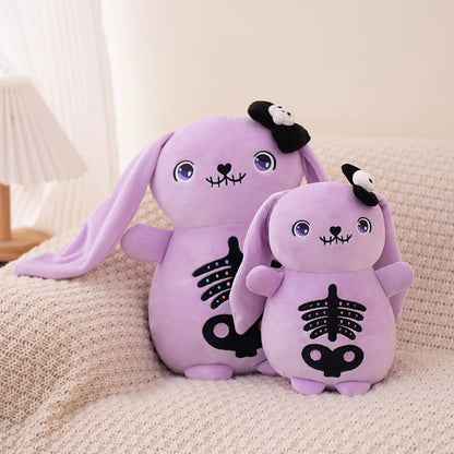 Plush Spooky Skeleton Bunny Rabbit Stuffed Toy 22-30cm