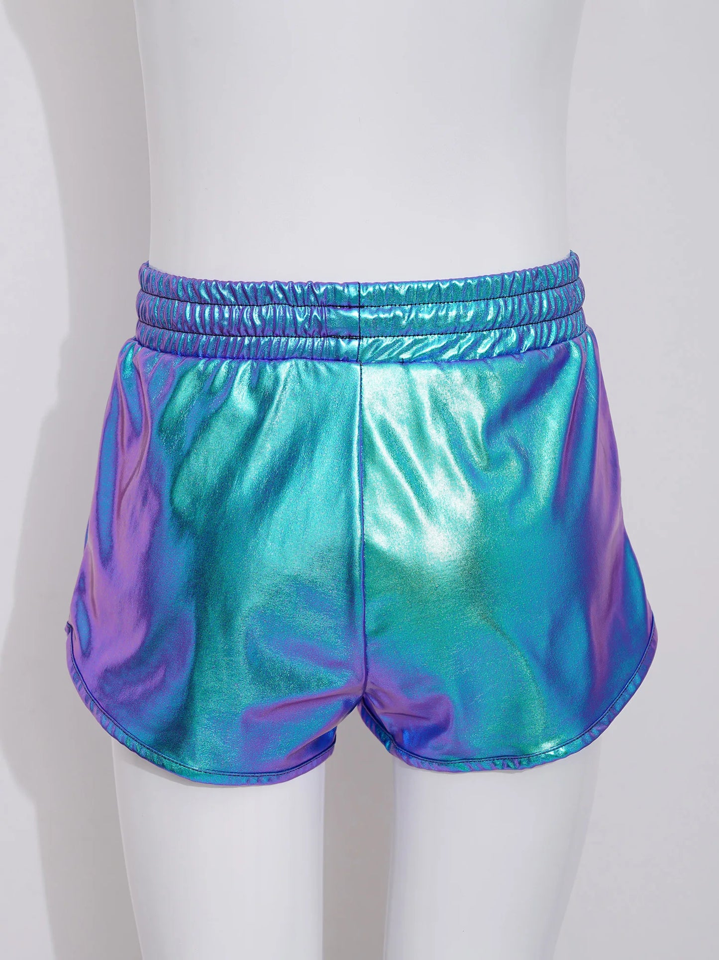 Girls Metallic Drawstring Shorts (Age 3-12 YRS)