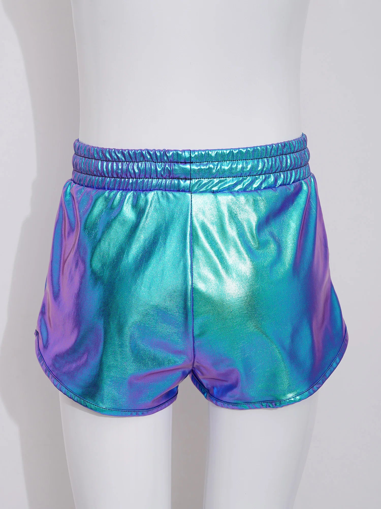 Girls Metallic Drawstring Shorts (Age 3-12 YRS)