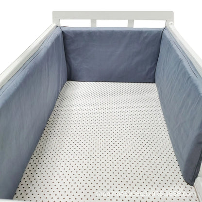 Baby Bumper Washable Crib Protector Burgundy
