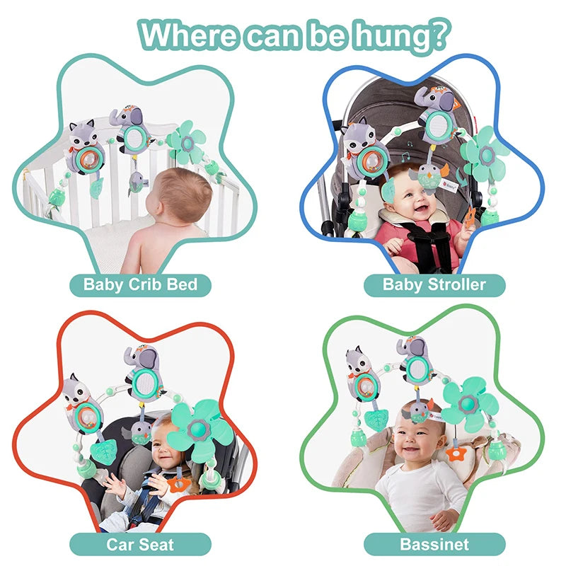 Baby Stroller Arch Mobile Musical Toy