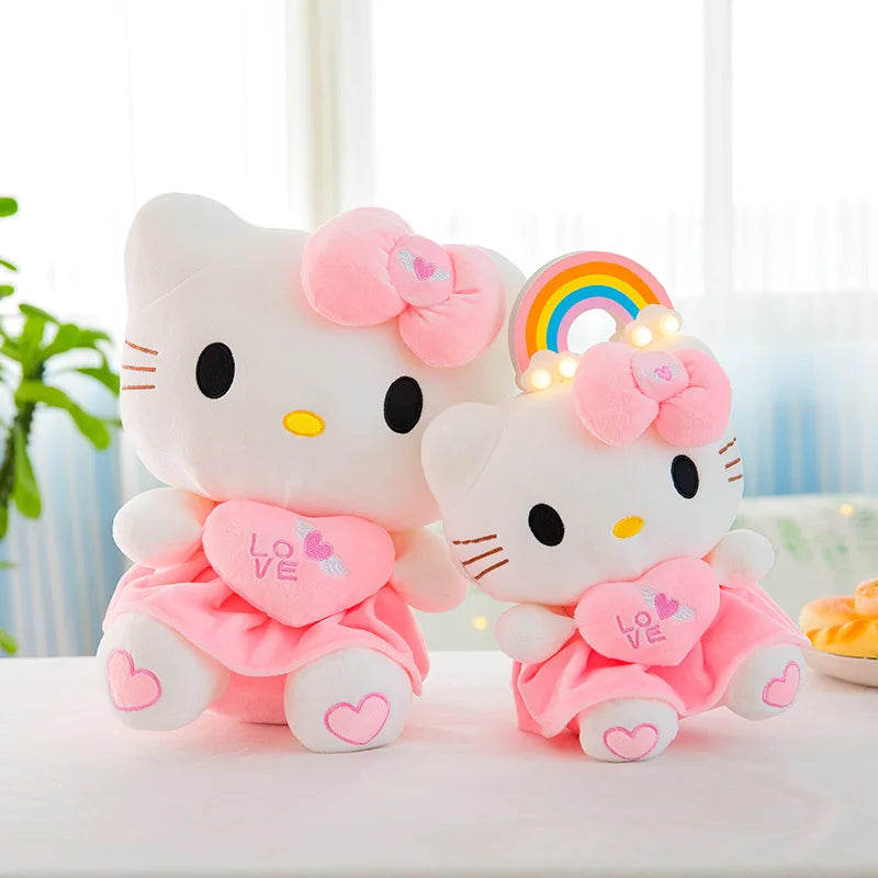 Plush Hello Kitty Pink Stuffed Toy - 25cm