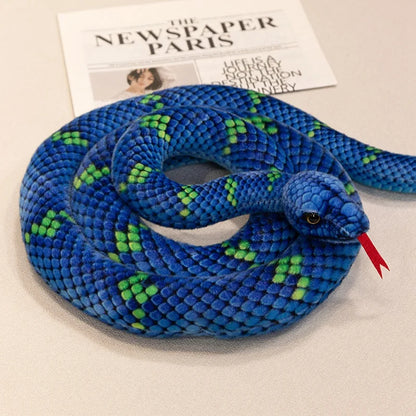 Plush Giant Python Anaconda Snake Stuffed Toy - 70cm
