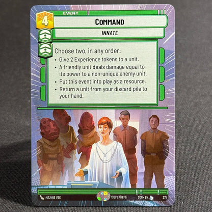 Star Wars Unlimited Proxy Card Set – Red Command Series | Boba Fett, Bodhi Rook, DJ Tech, Aggression & Barrage | Casual Play & Display Command(371)