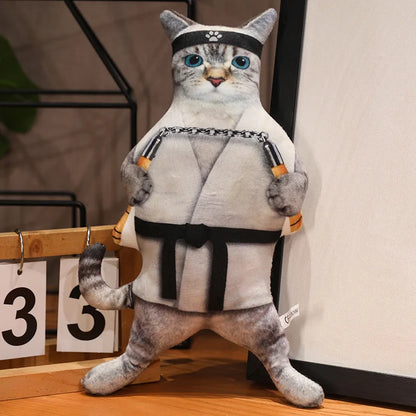 Plush Funny 3D Cat Plush Stuffed Toy 30-40cm